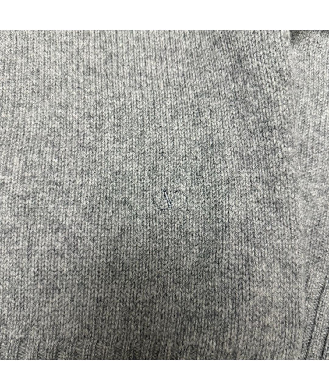 VALENTINO Серый шерстяной джемпер / свитер, фото 4