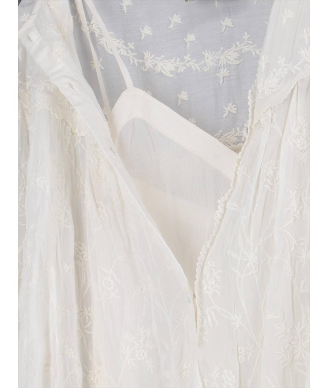 ISABEL MARANT Белое полиэстеровое платье, фото 5