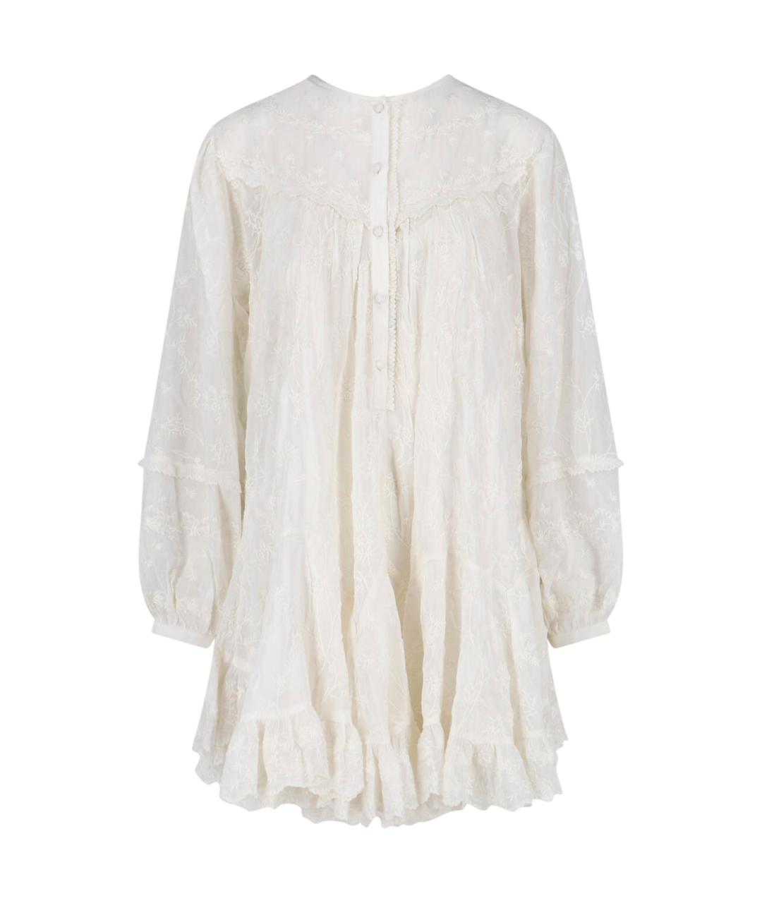 ISABEL MARANT Белое полиэстеровое платье, фото 1