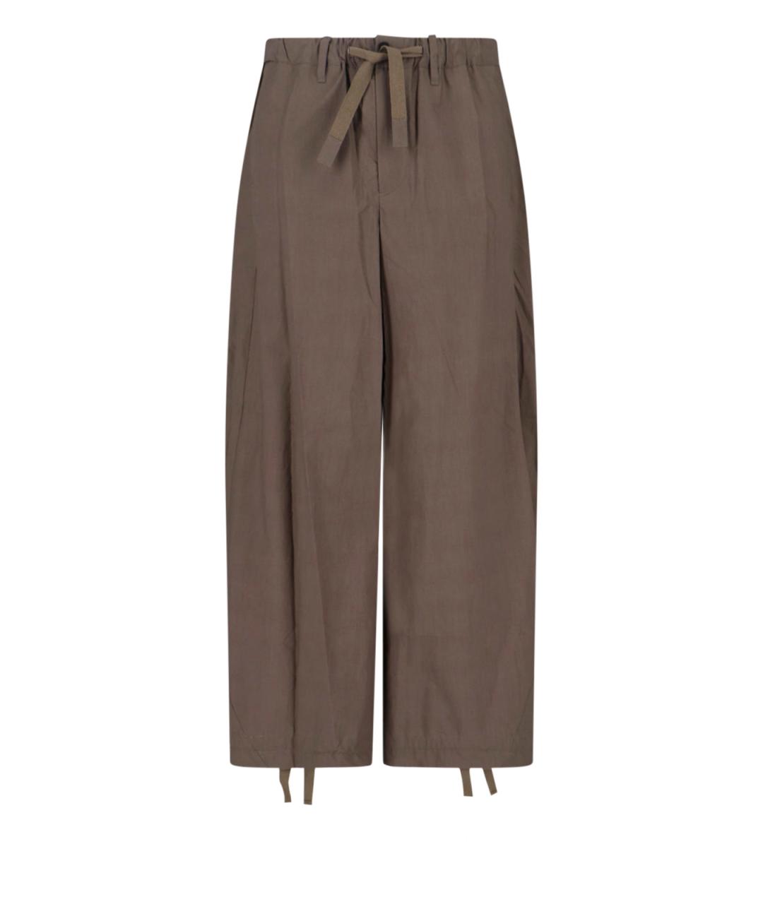 SACAI Бежевые хлопковые повседневные брюки, фото 1