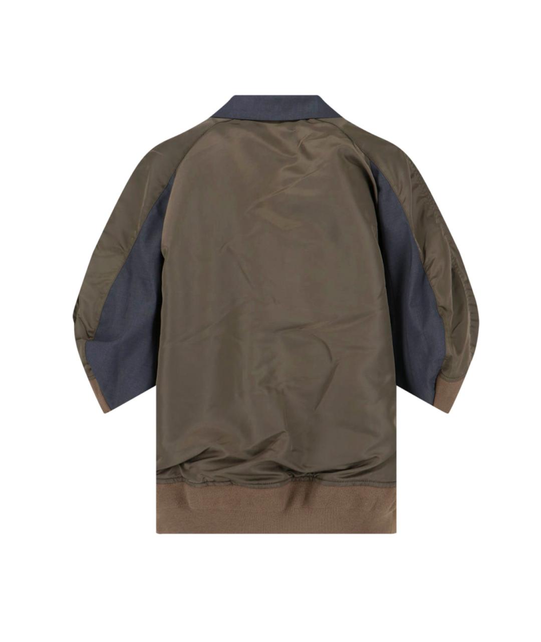 SACAI Серая полиэстеровая куртка, фото 2