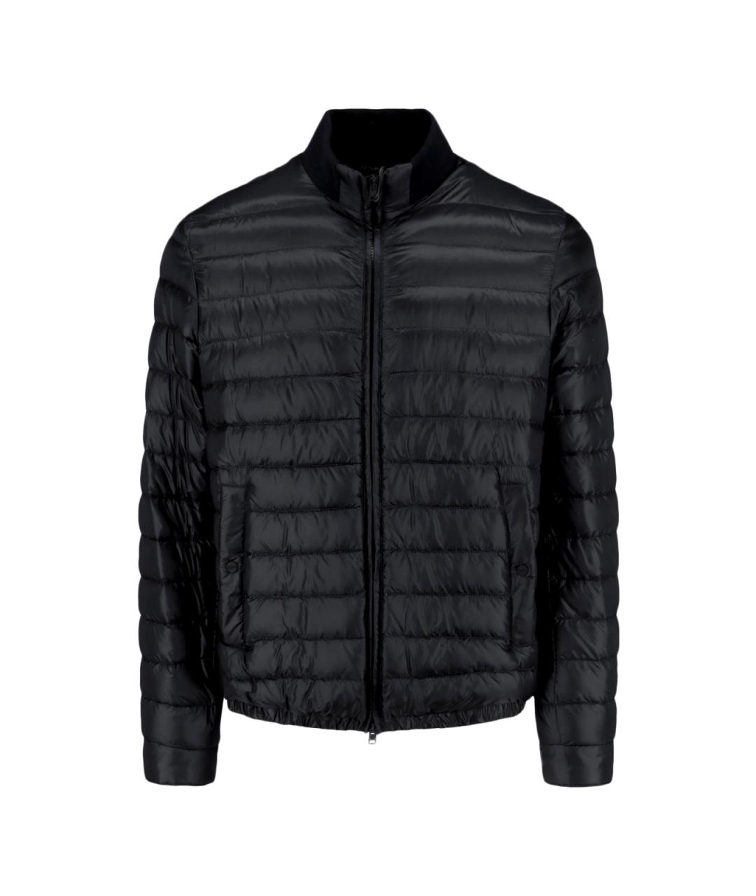 HERNO Черная полиамидовая куртка, фото 1