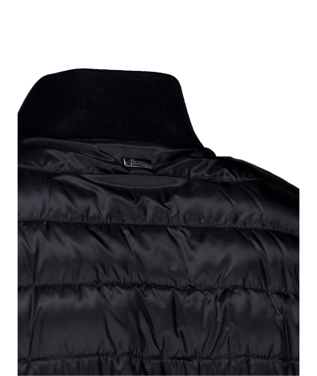 HERNO Черная полиамидовая куртка, фото 3