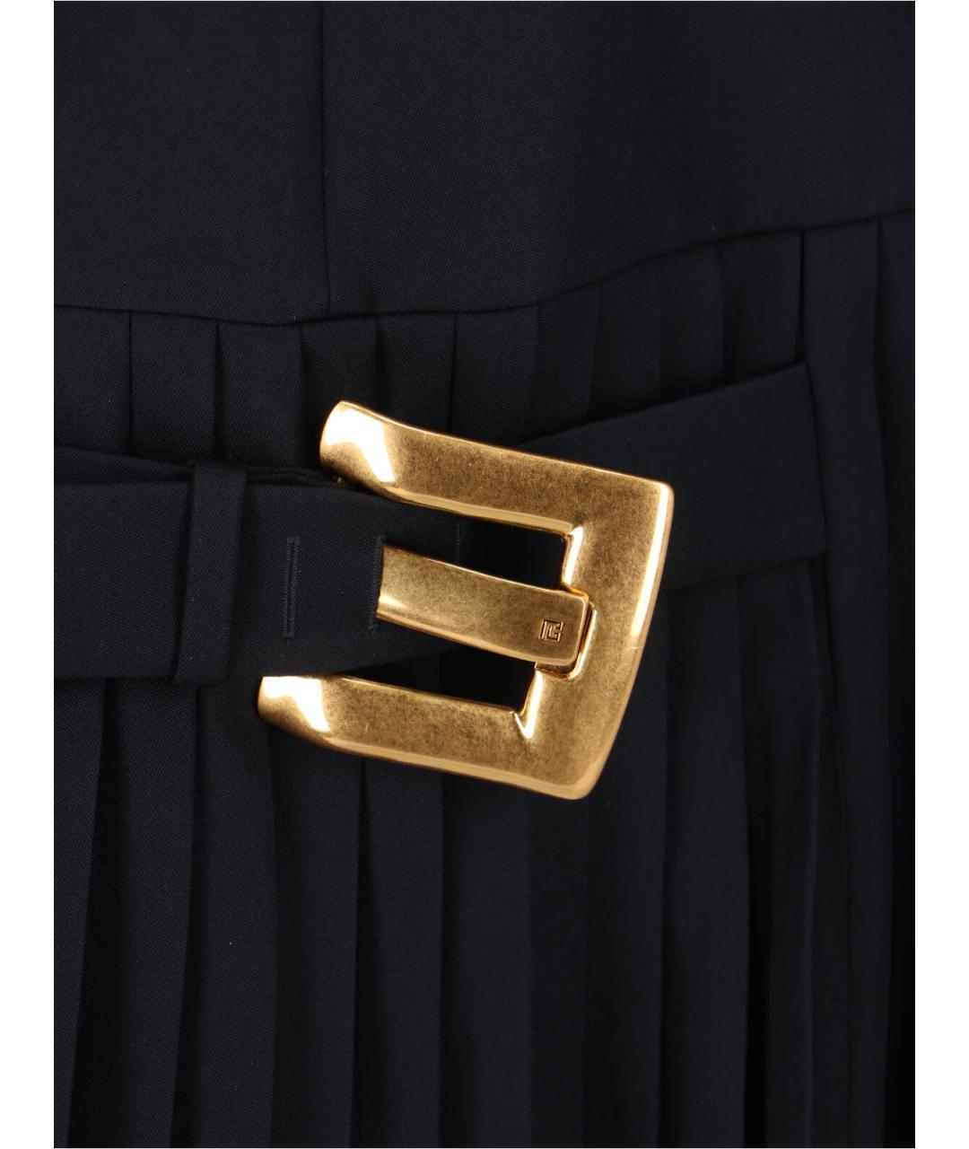 BALMAIN Черное шерстяное повседневное платье, фото 4
