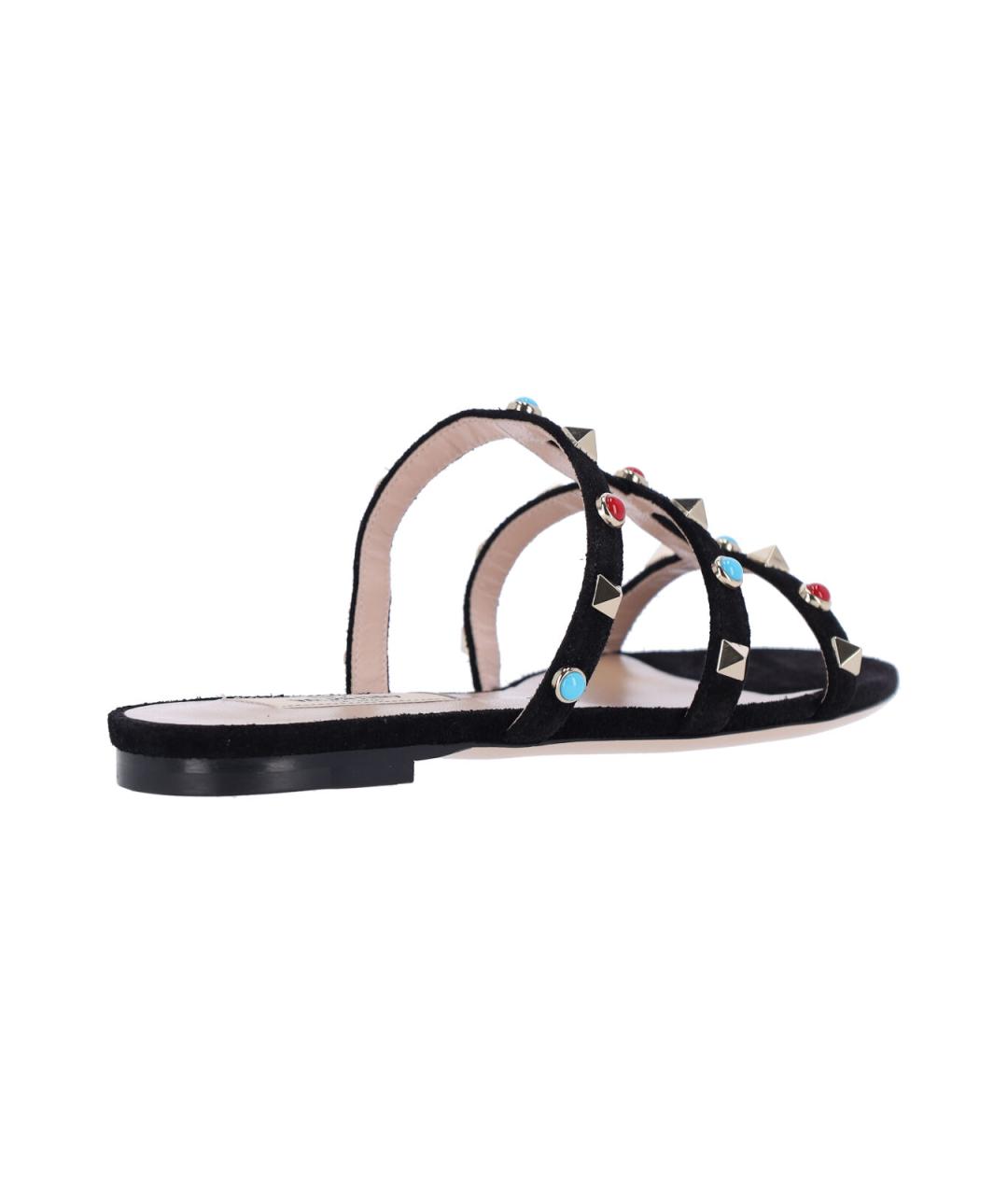 VALENTINO Черные босоножки, фото 4