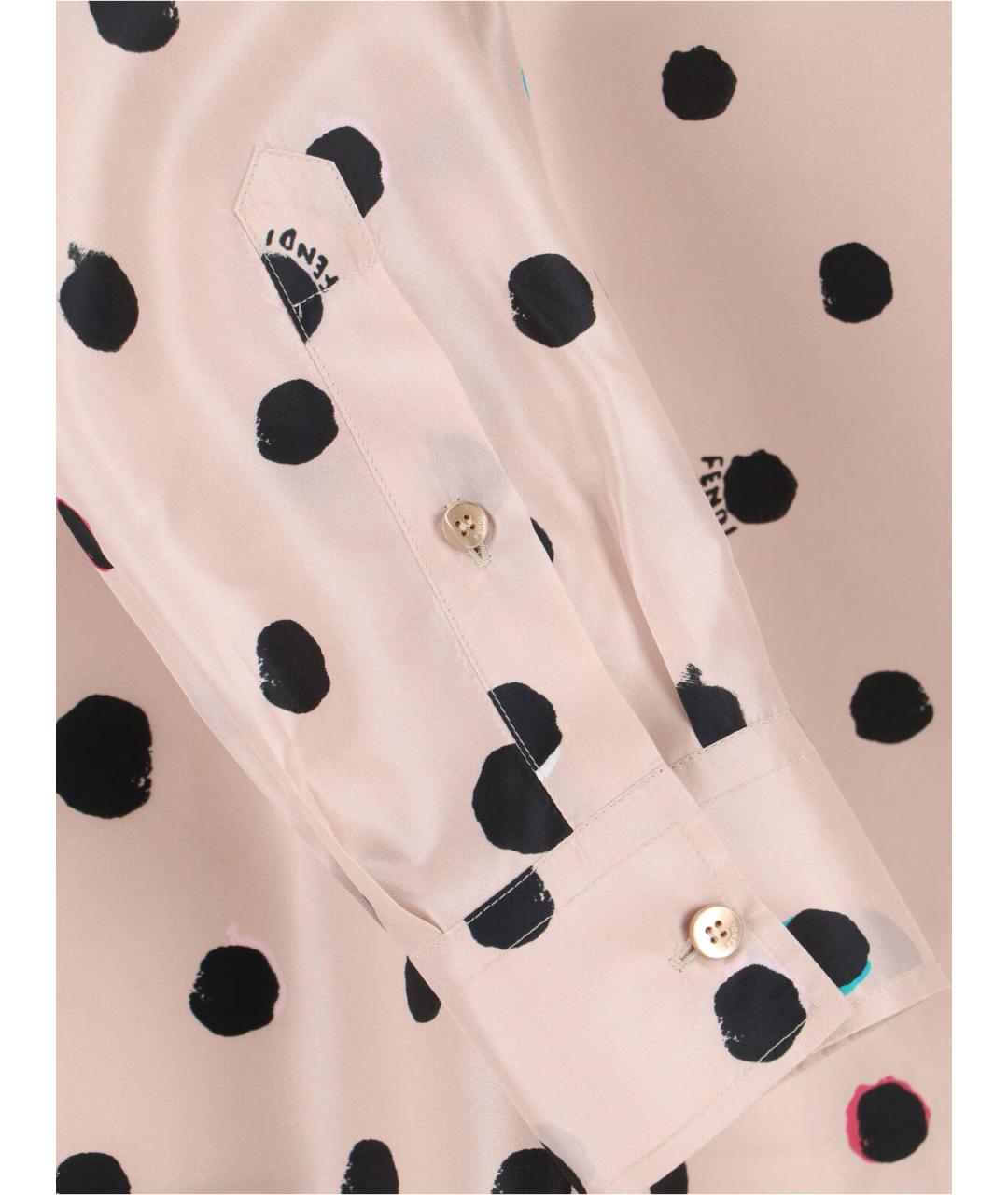 FENDI Мульти шелковая рубашка, фото 5