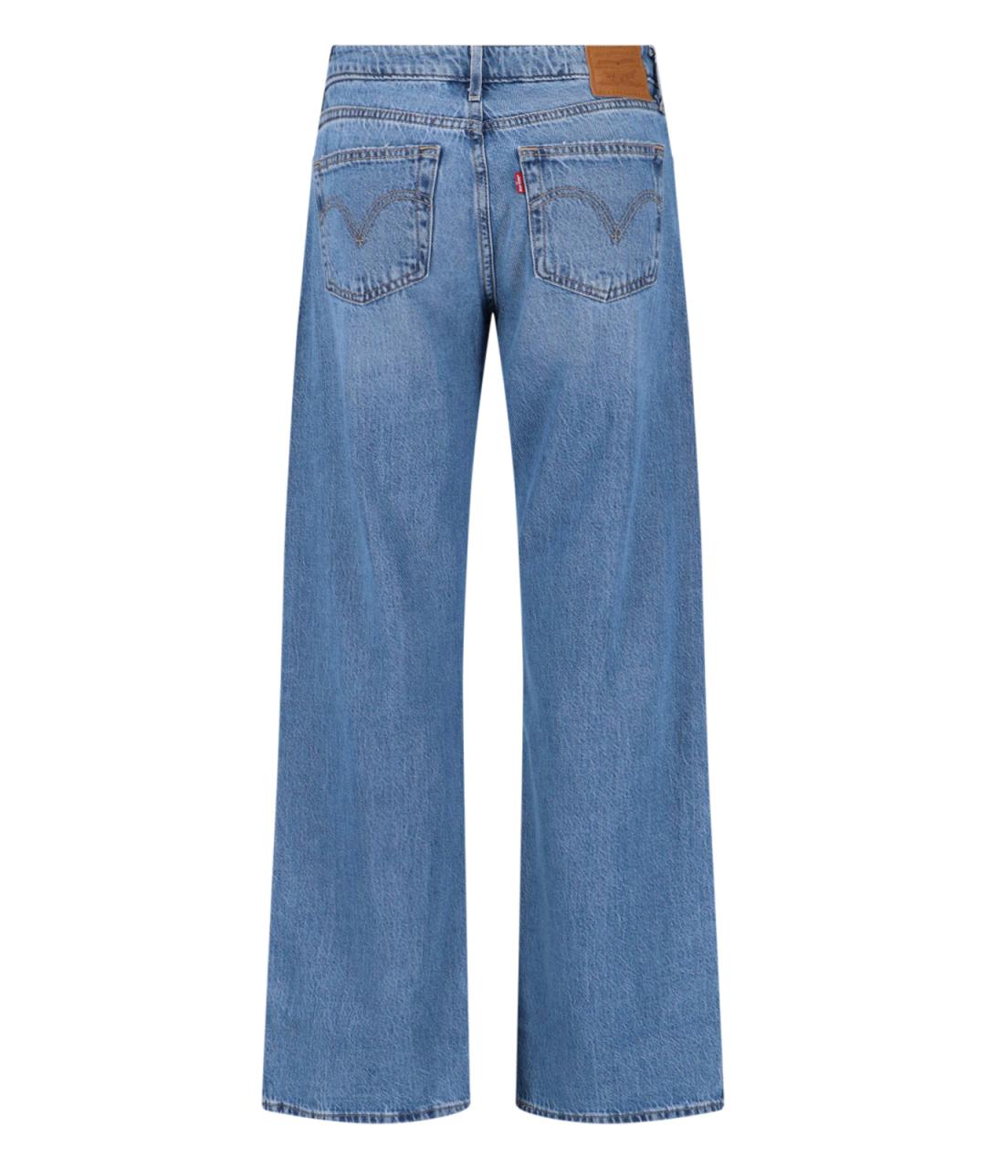 LEVI'S Синие хлопковые джинсы клеш, фото 2