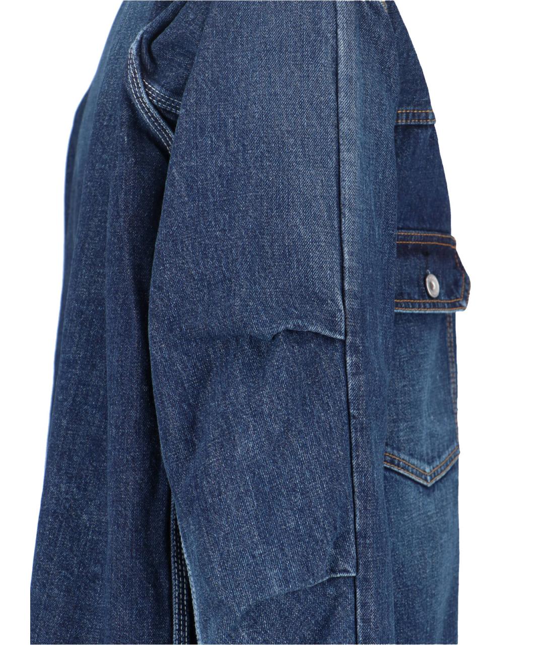 SACAI Синяя хлопковая куртка, фото 4