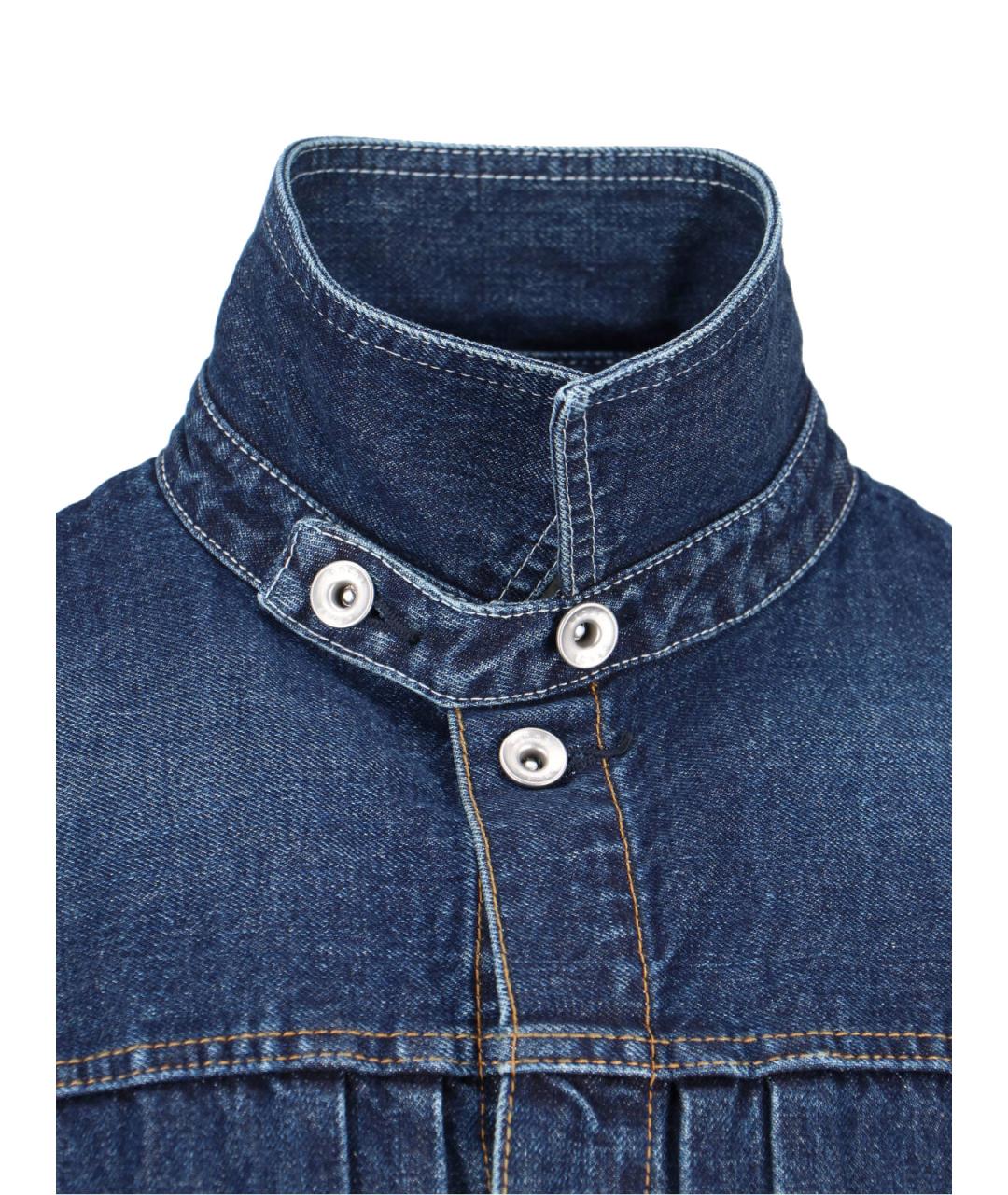 SACAI Синяя хлопковая куртка, фото 3