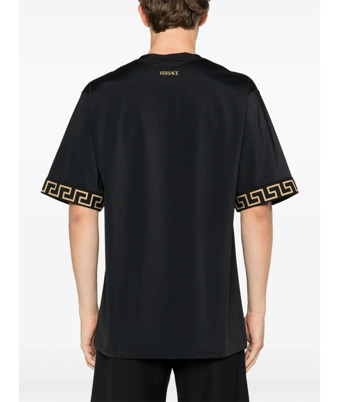 VERSACE Черная футболка, фото 3