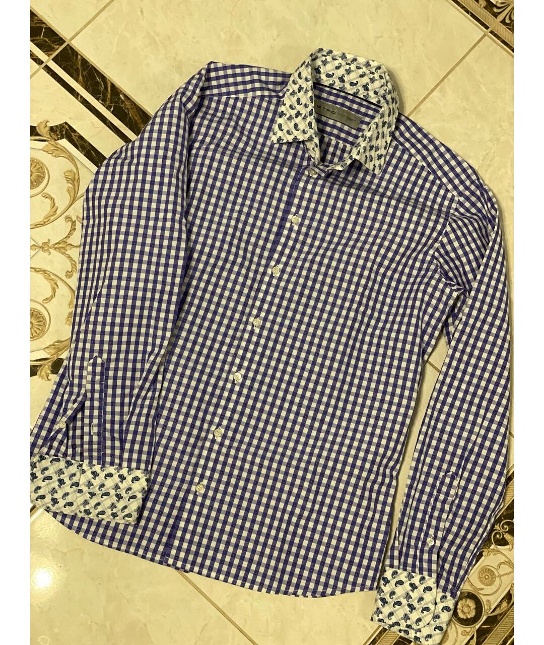 ETRO Хлопковая кэжуал рубашка, фото 5