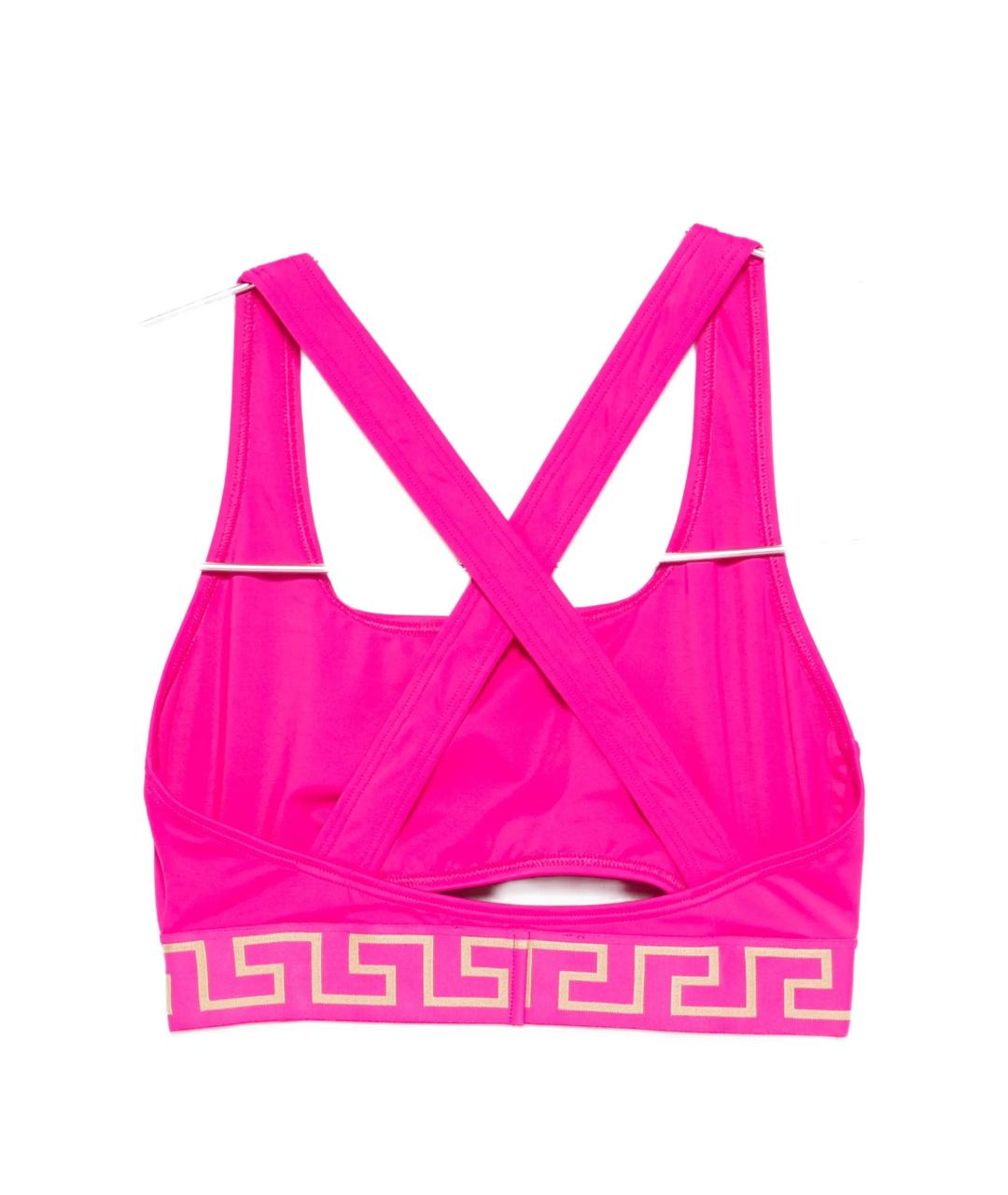 VERSACE Розовый полиамидовый купальник, фото 3