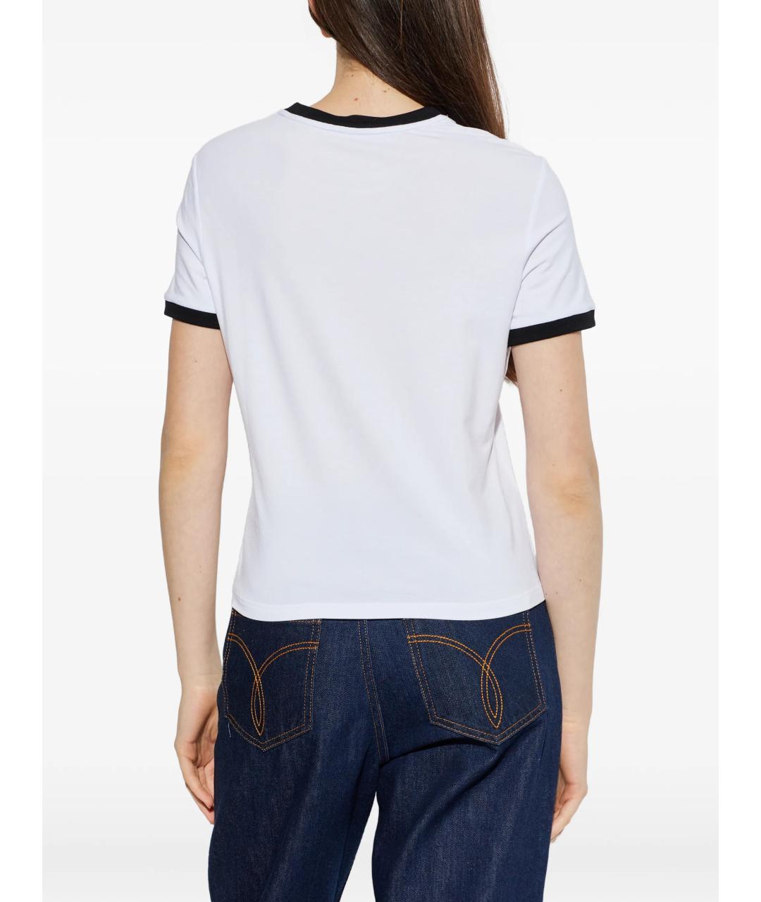 VERSACE Белая вискозная футболка, фото 4
