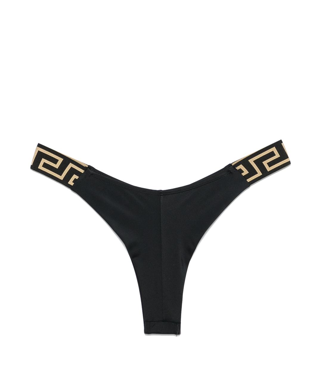 VERSACE Черный полиамидовый купальник, фото 2