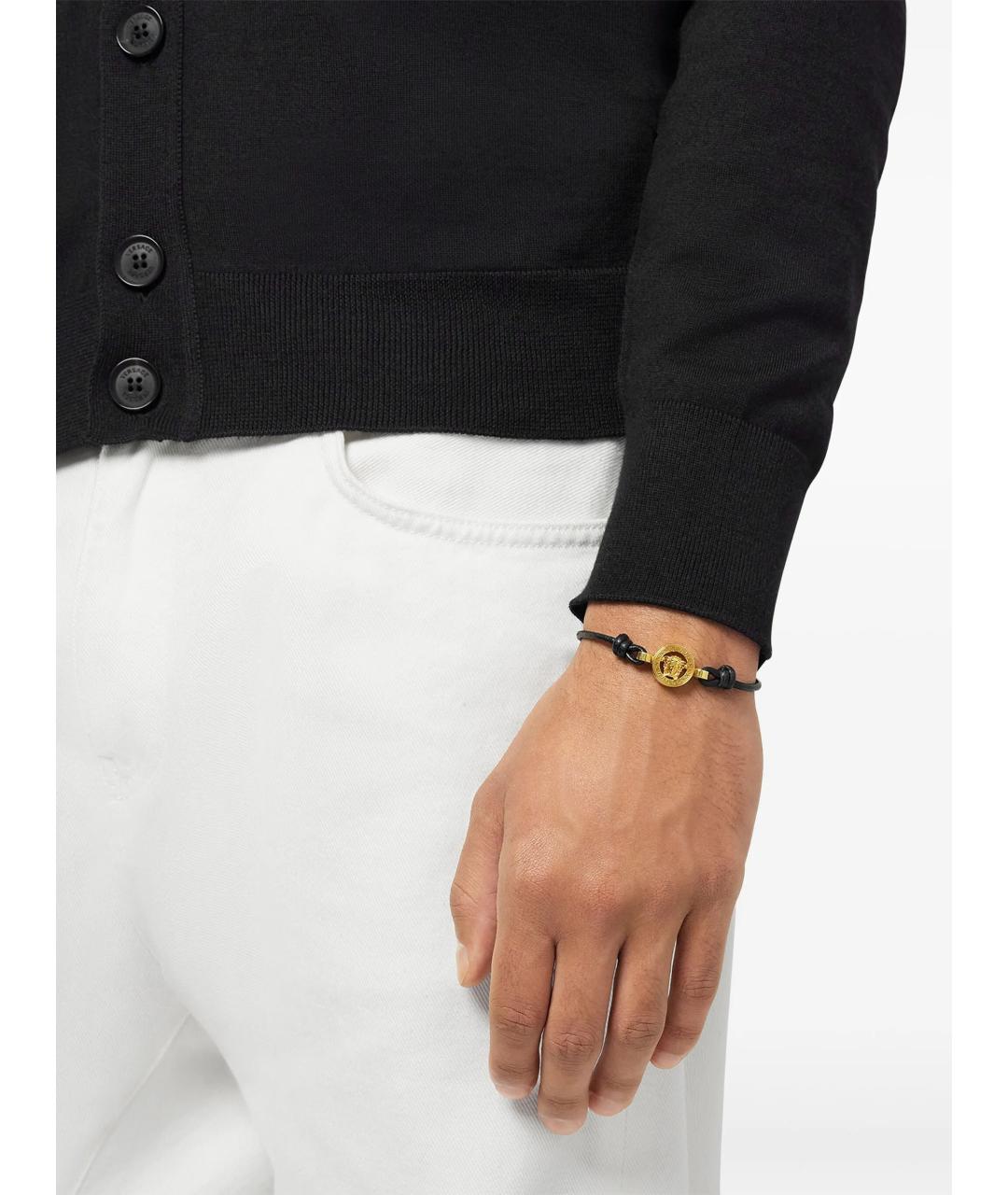 VERSACE Черный браслет, фото 2