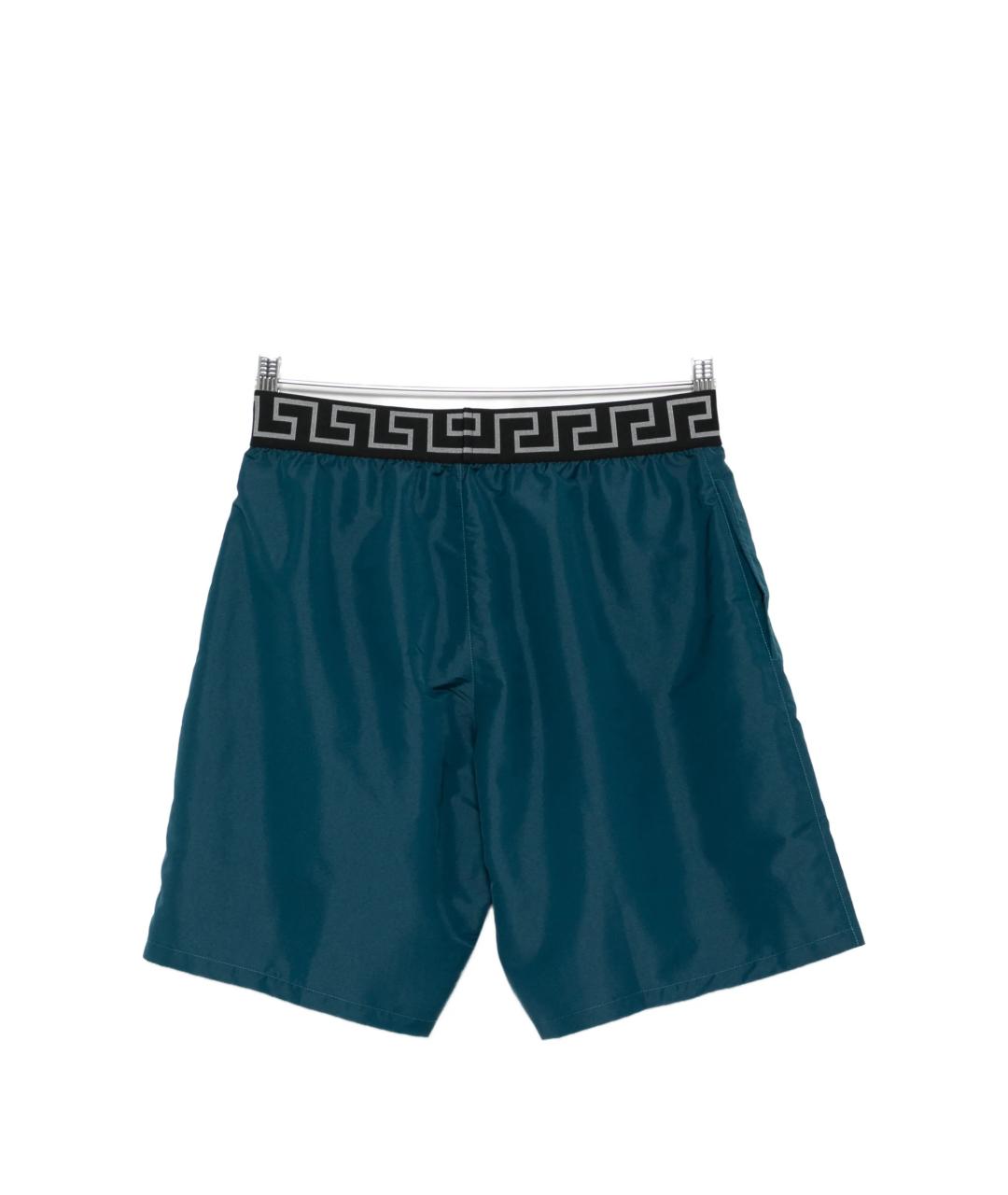 VERSACE Мульти полиэстеровые шорты, фото 2