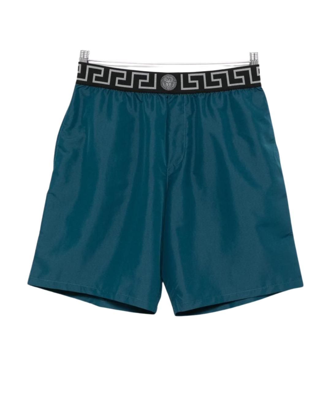 VERSACE Мульти полиэстеровые шорты, фото 1