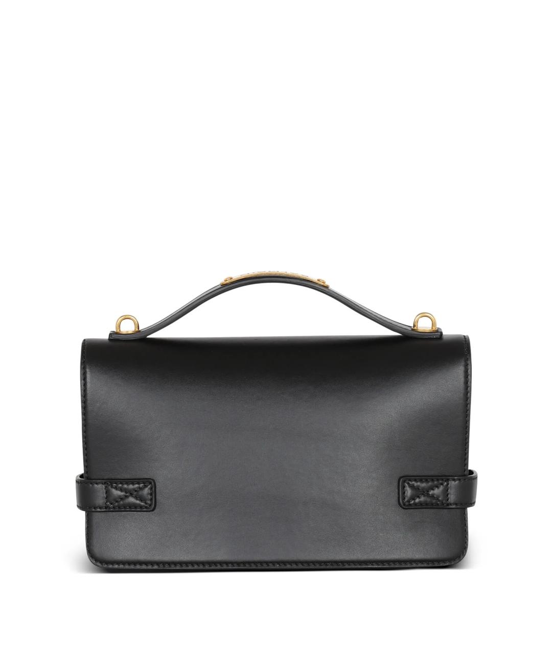 BALMAIN Черная кожаная сумка через плечо, фото 4