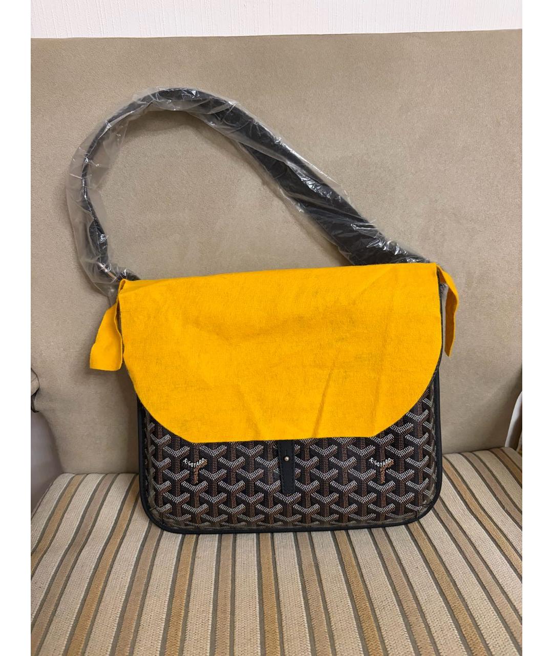 GOYARD Черная сумка на плечо, фото 5