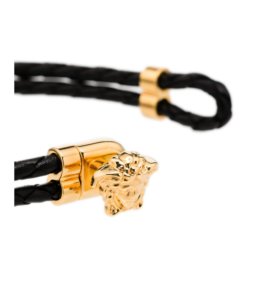 VERSACE Черный браслет, фото 3