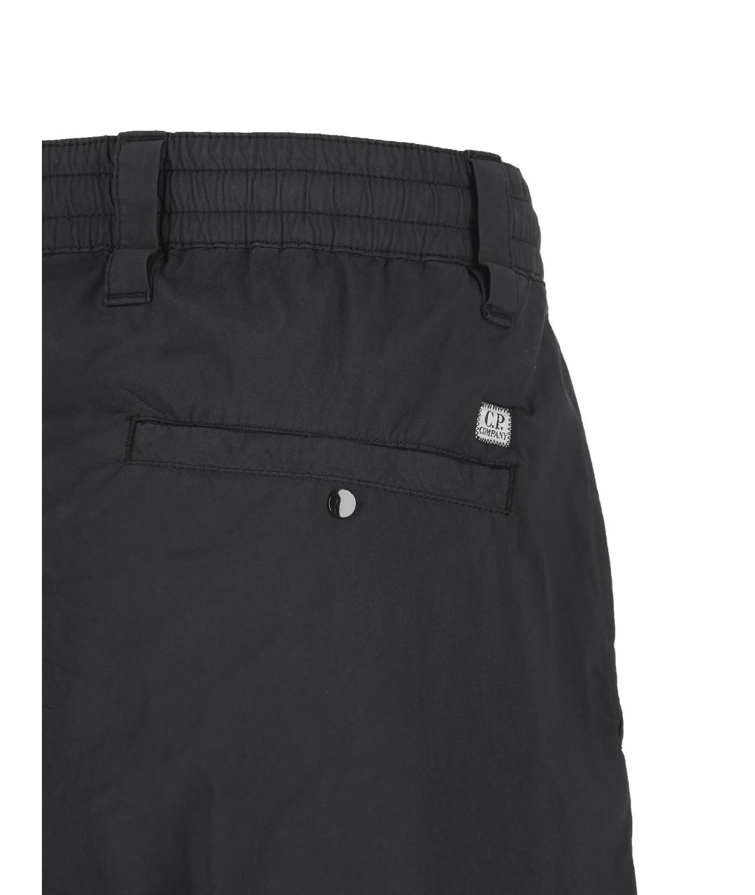 CP COMPANY Черные хлопковые шорты, фото 4