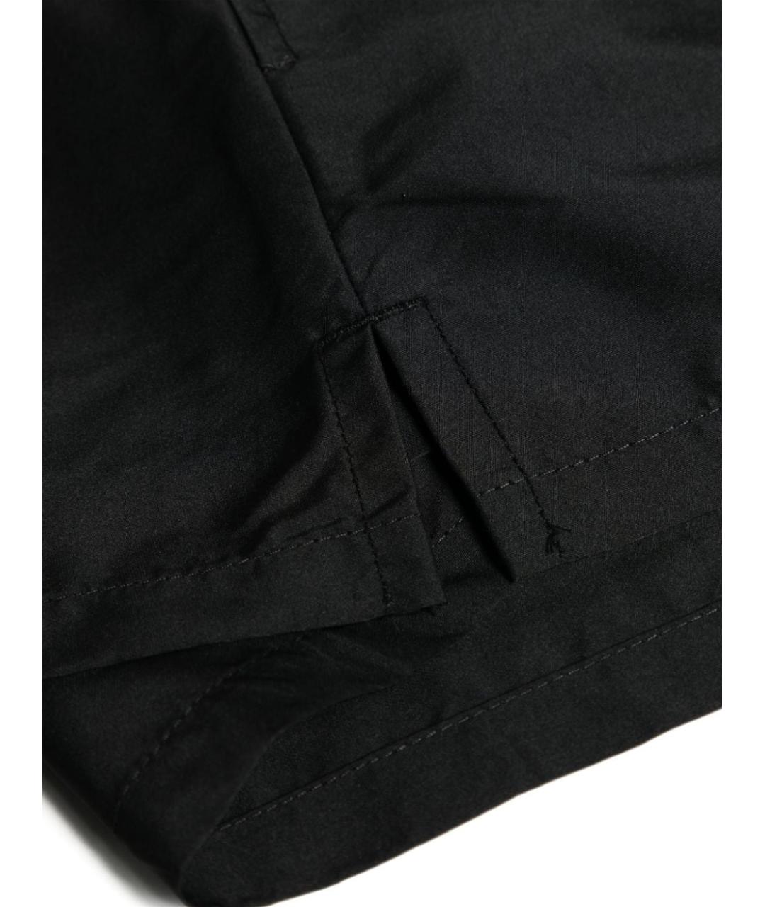 VERSACE Черные полиэстеровые шорты, фото 3