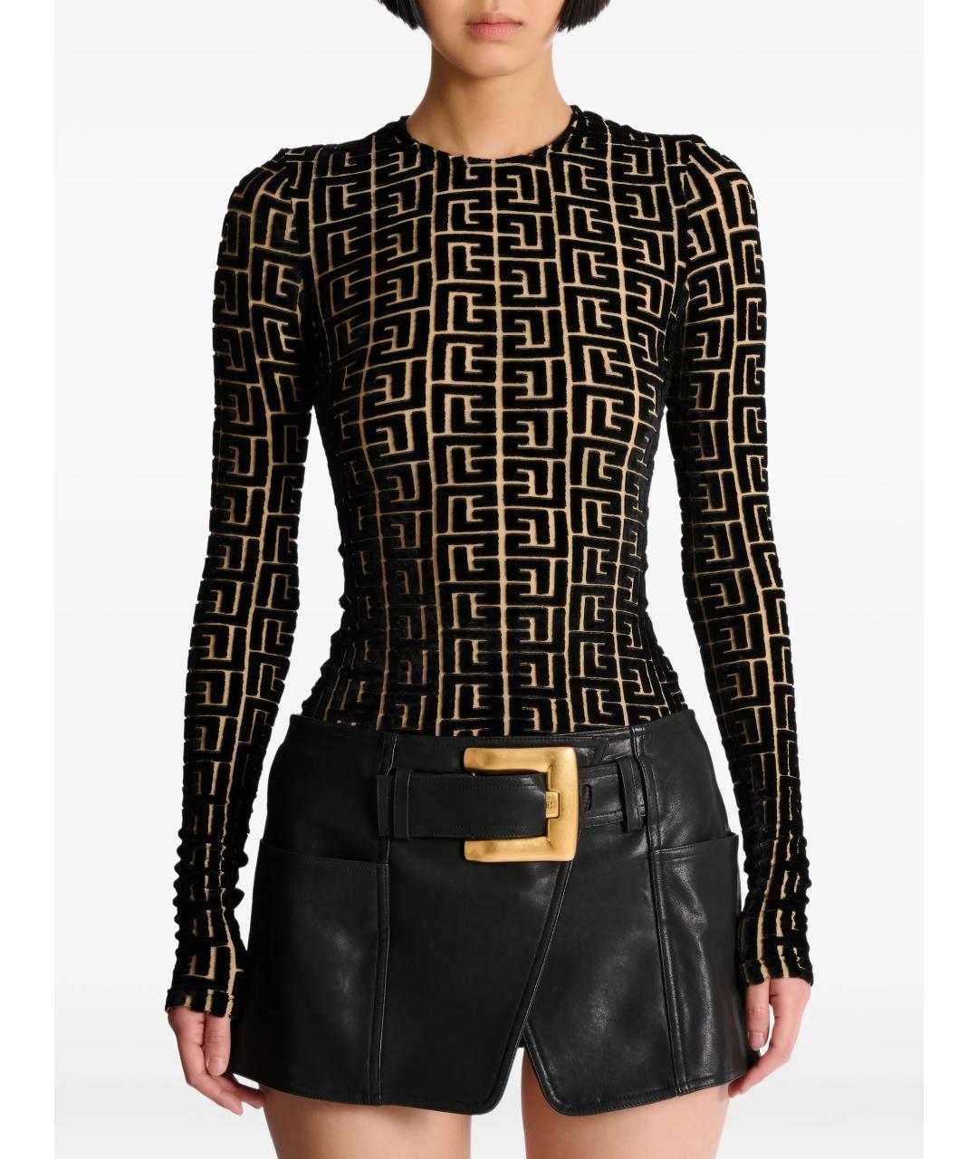 BALMAIN Мульти вискозная блузы, фото 2