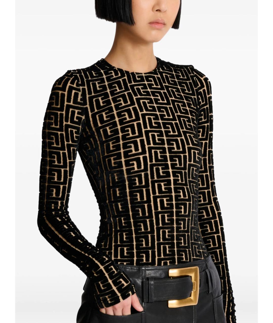 BALMAIN Мульти вискозная блузы, фото 3