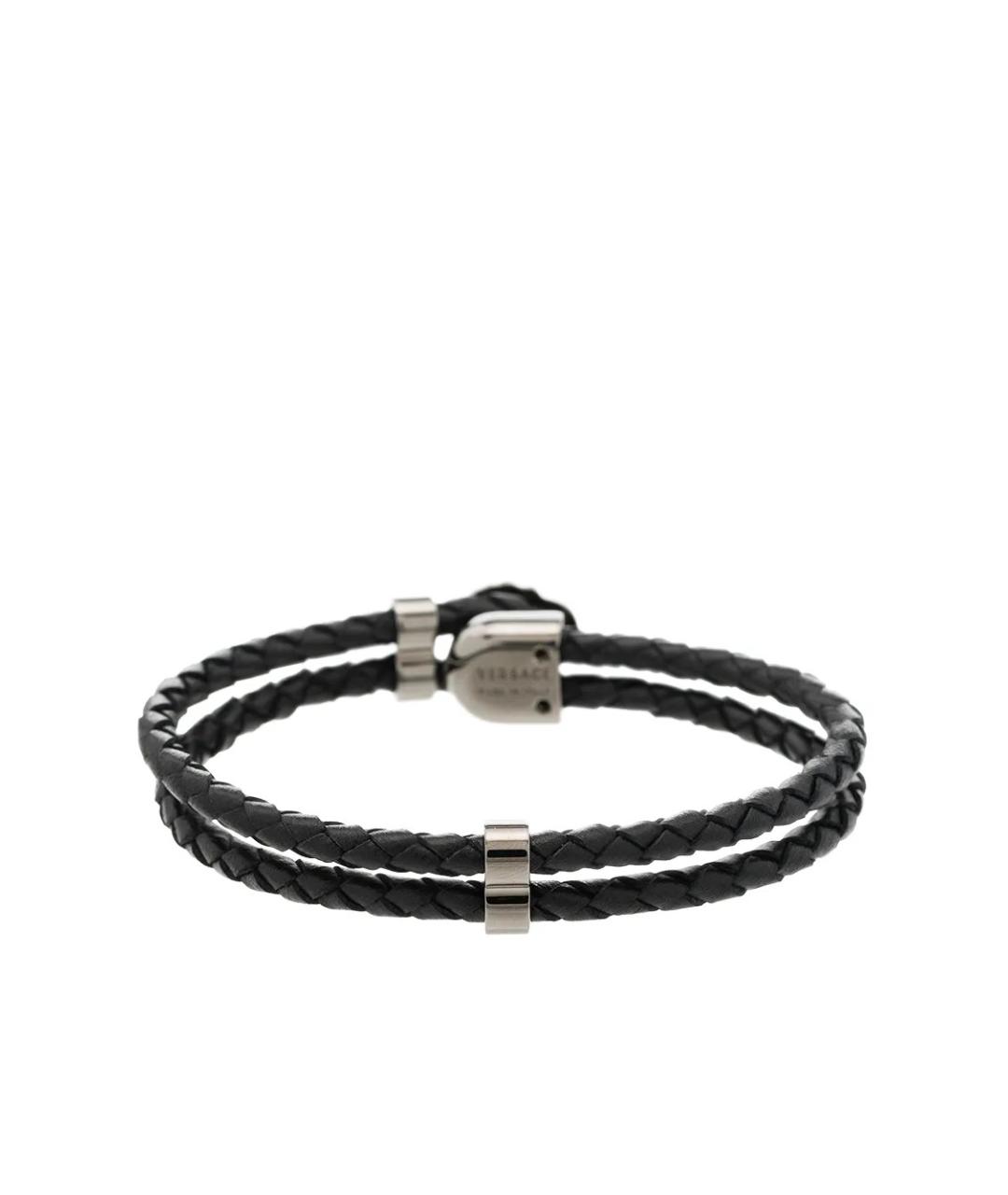 VERSACE Черный браслет, фото 3