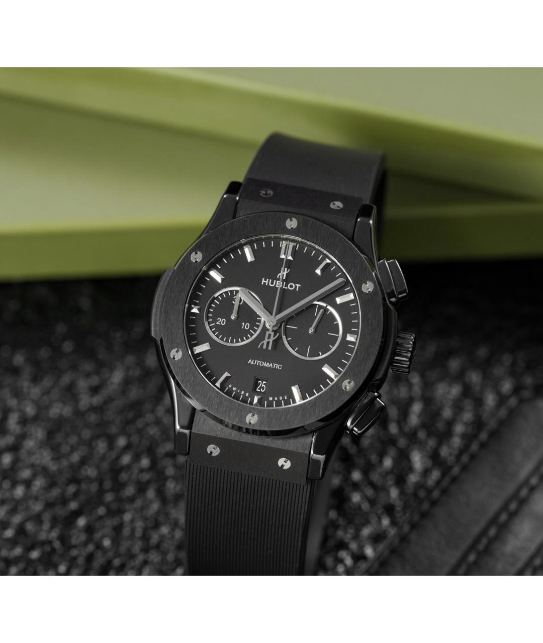 HUBLOT Черные часы, фото 2