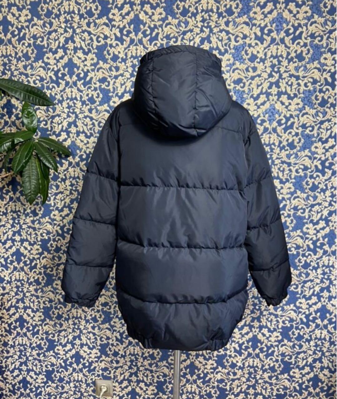 MOSCHINO Черный полиэстеровый пуховик, фото 2