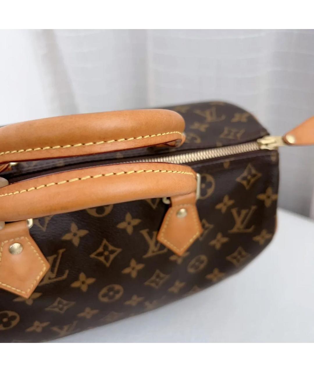 LOUIS VUITTON Коричневая дорожная/спортивная сумка, фото 7