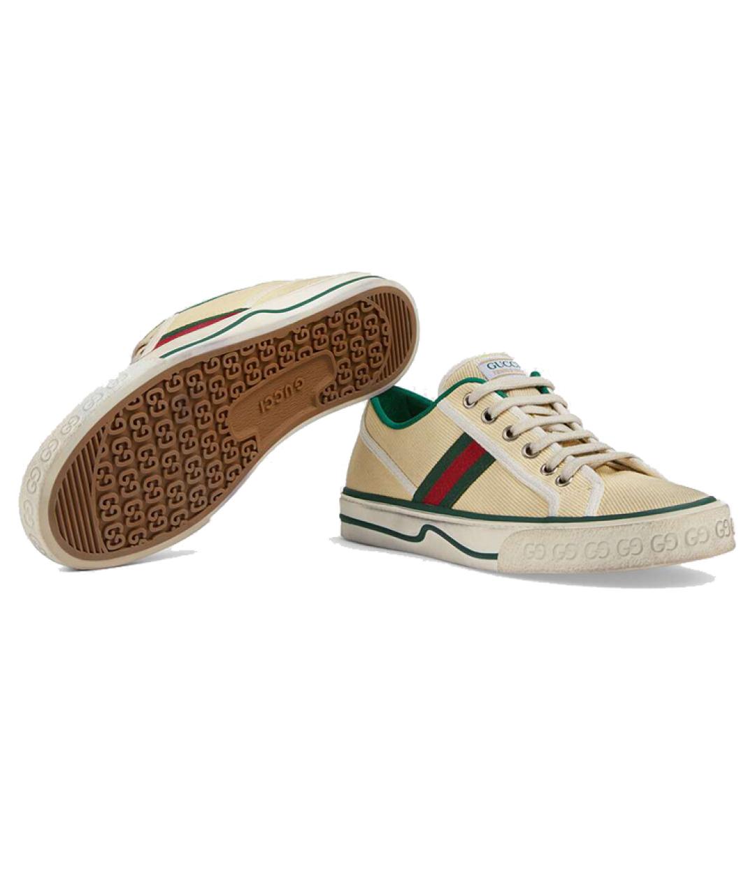 GUCCI Мульти текстильные кеды, фото 6