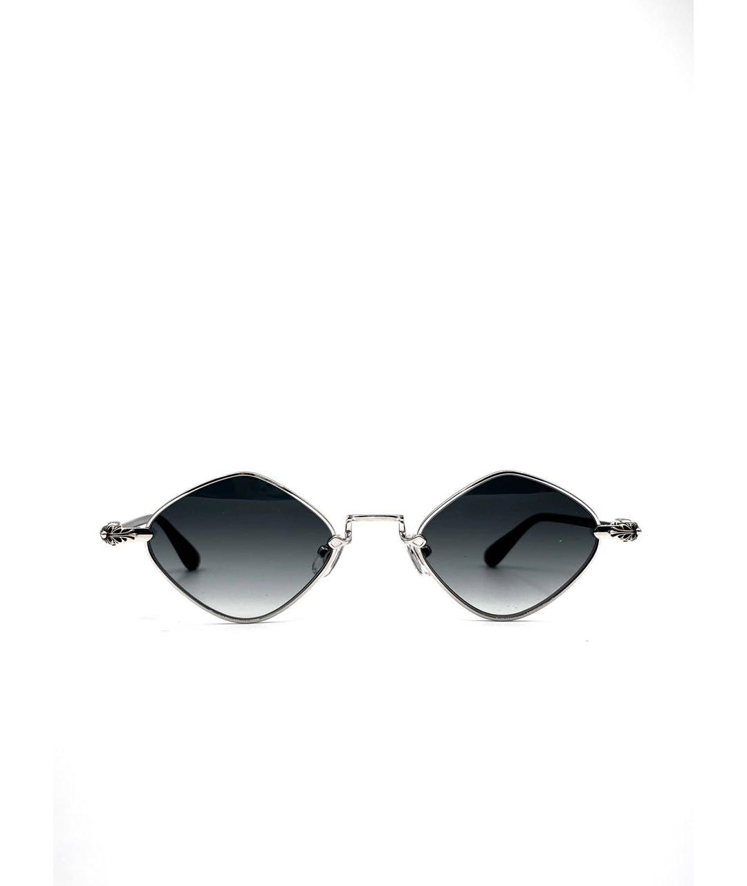 CHROME HEARTS Серебряные металлические солнцезащитные очки, фото 5