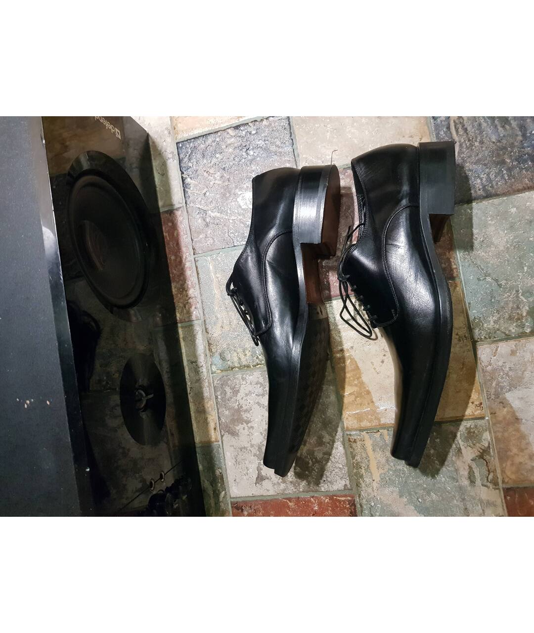 ROCCO P. Черные кожаные туфли, фото 5