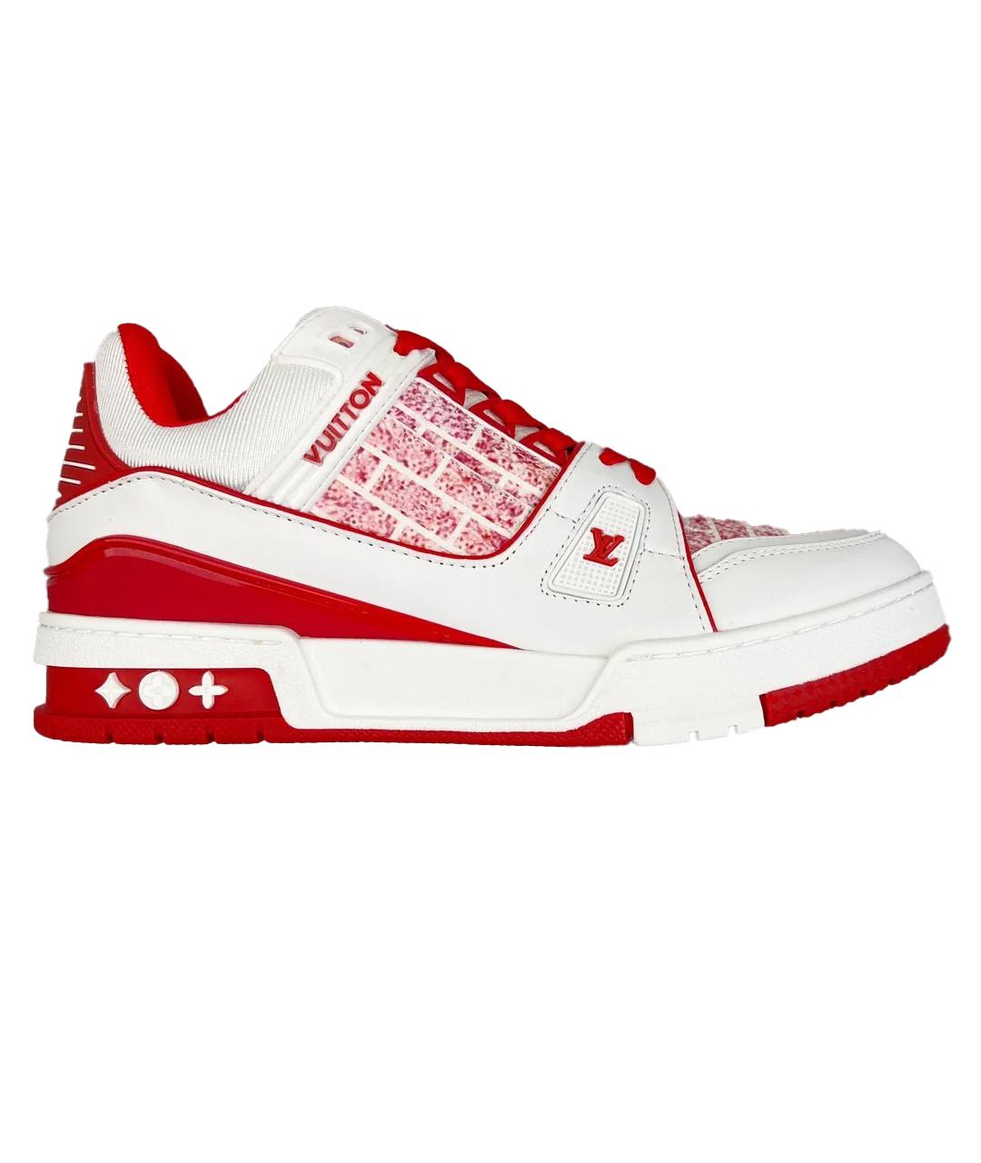 LOUIS VUITTON Белые низкие кроссовки / кеды, фото 1