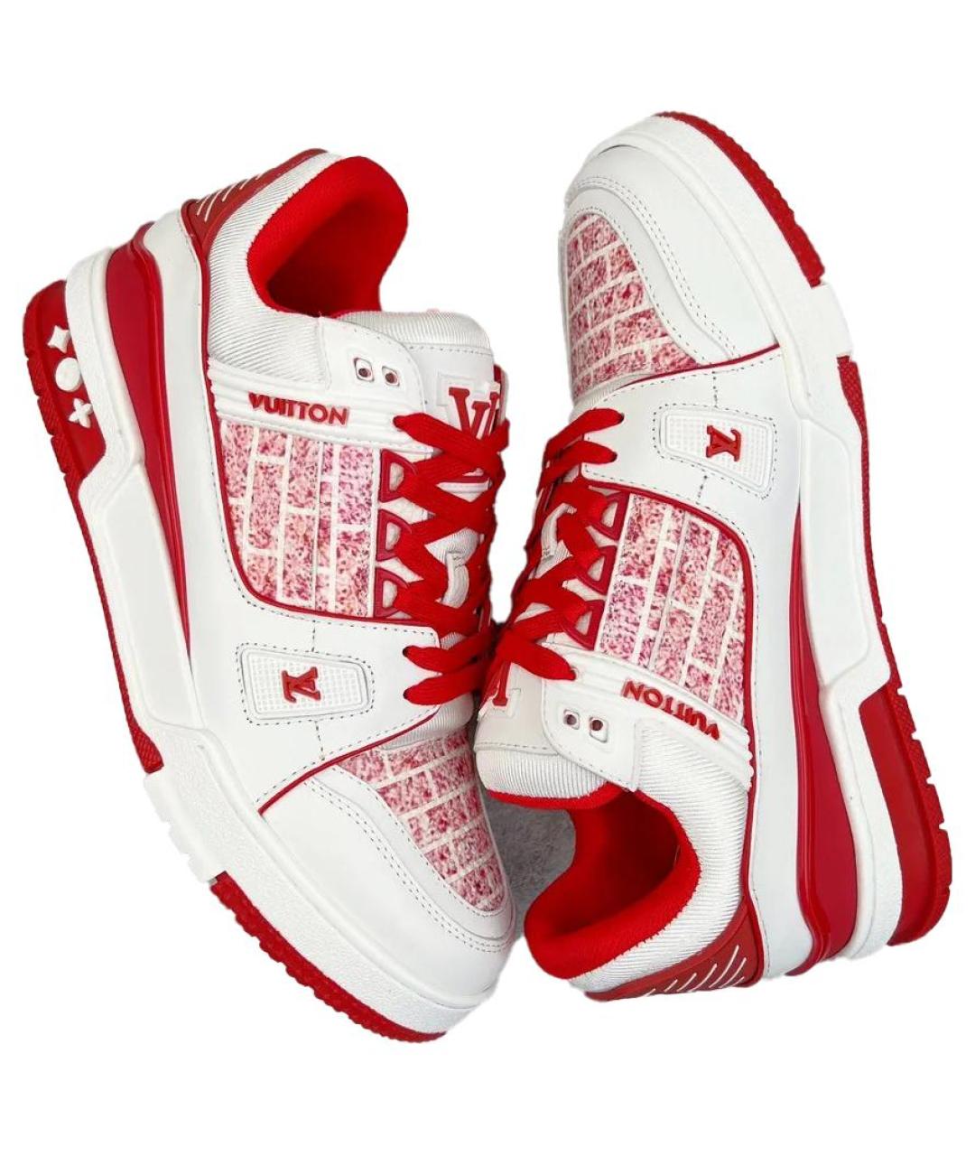 LOUIS VUITTON Белые низкие кроссовки / кеды, фото 3