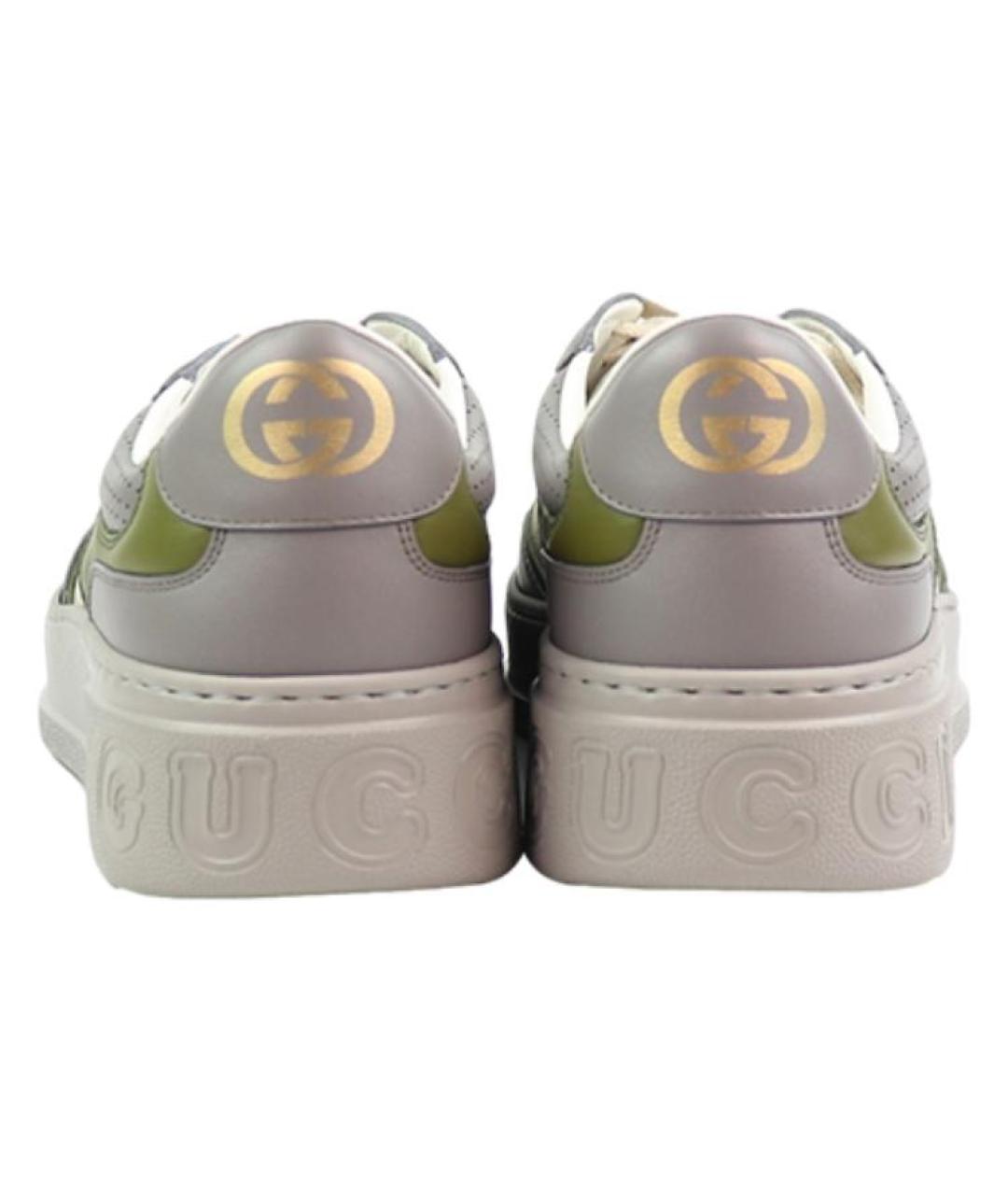 GUCCI Мульти кожаные низкие кроссовки / кеды, фото 5