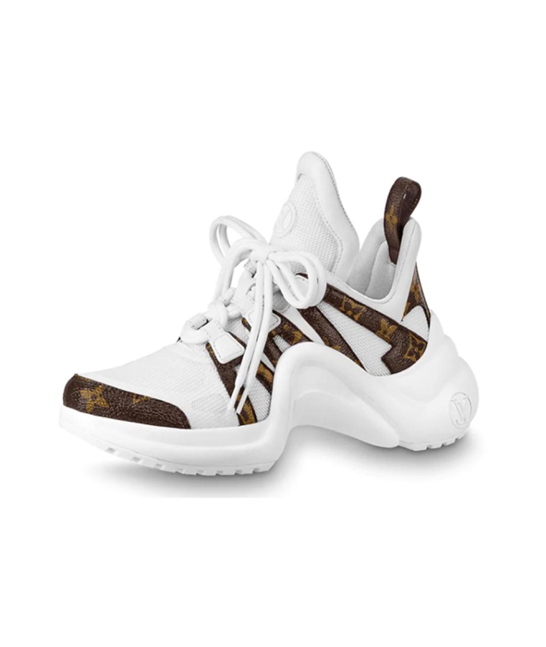 LOUIS VUITTON Белые кроссовки, фото 2