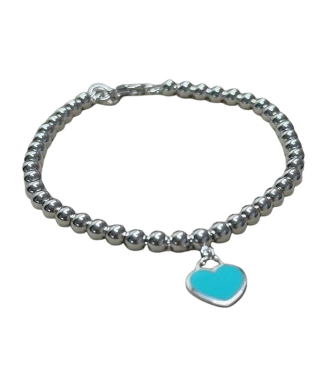 TIFFANY&CO Бирюзовый серебряный браслет, фото 1