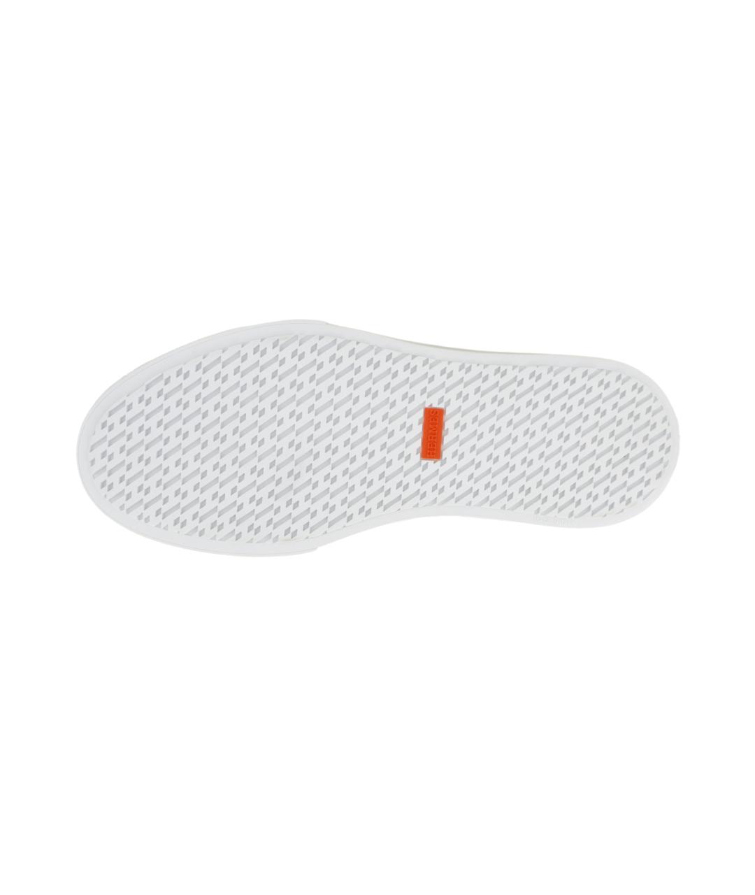 HERMES Белые кожаные низкие кроссовки / кеды, фото 6