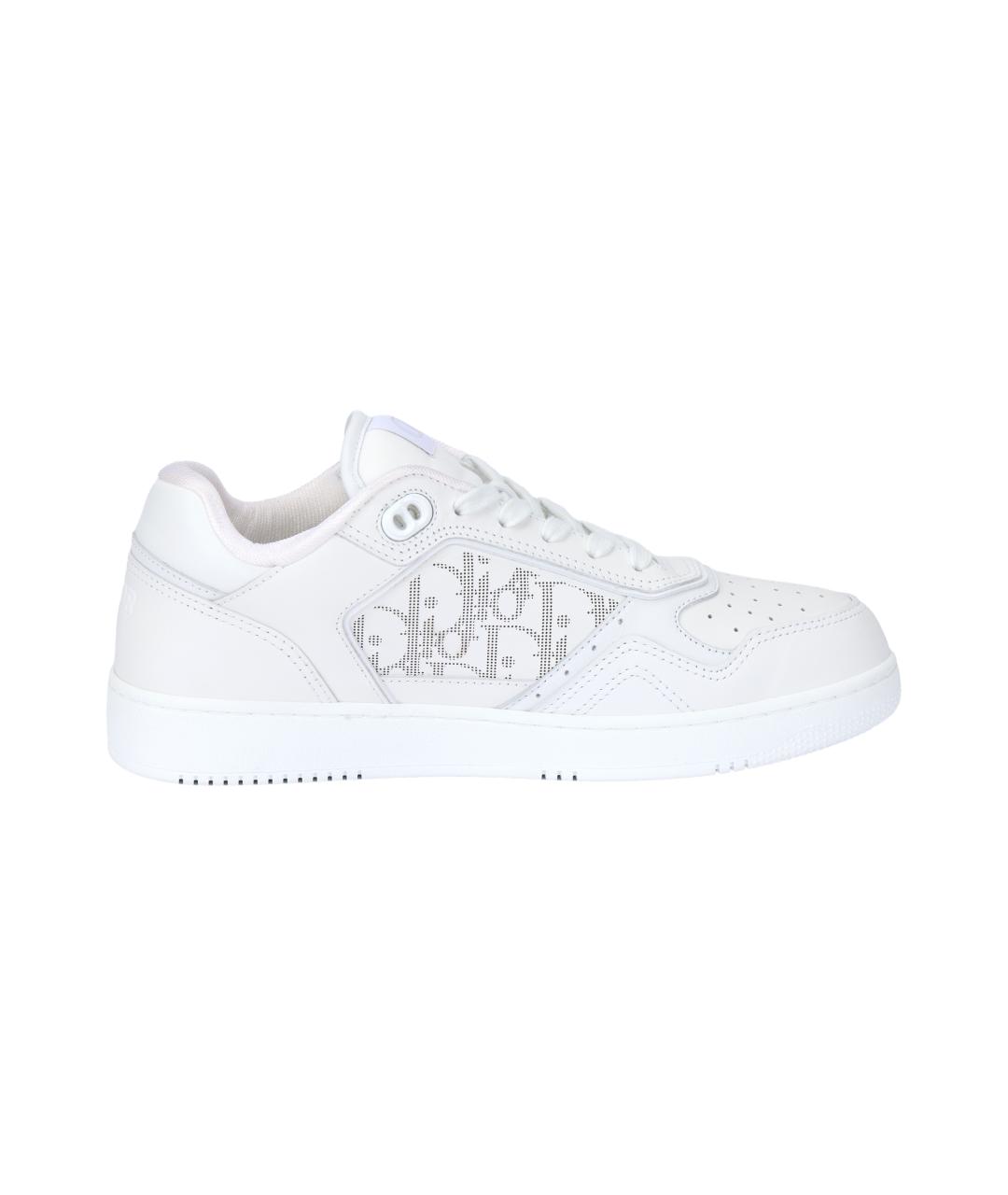 CHRISTIAN DIOR Белые кожаные кеды, фото 1