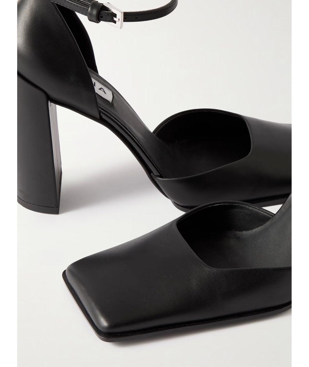 ALAIA Черные кожаные туфли, фото 7