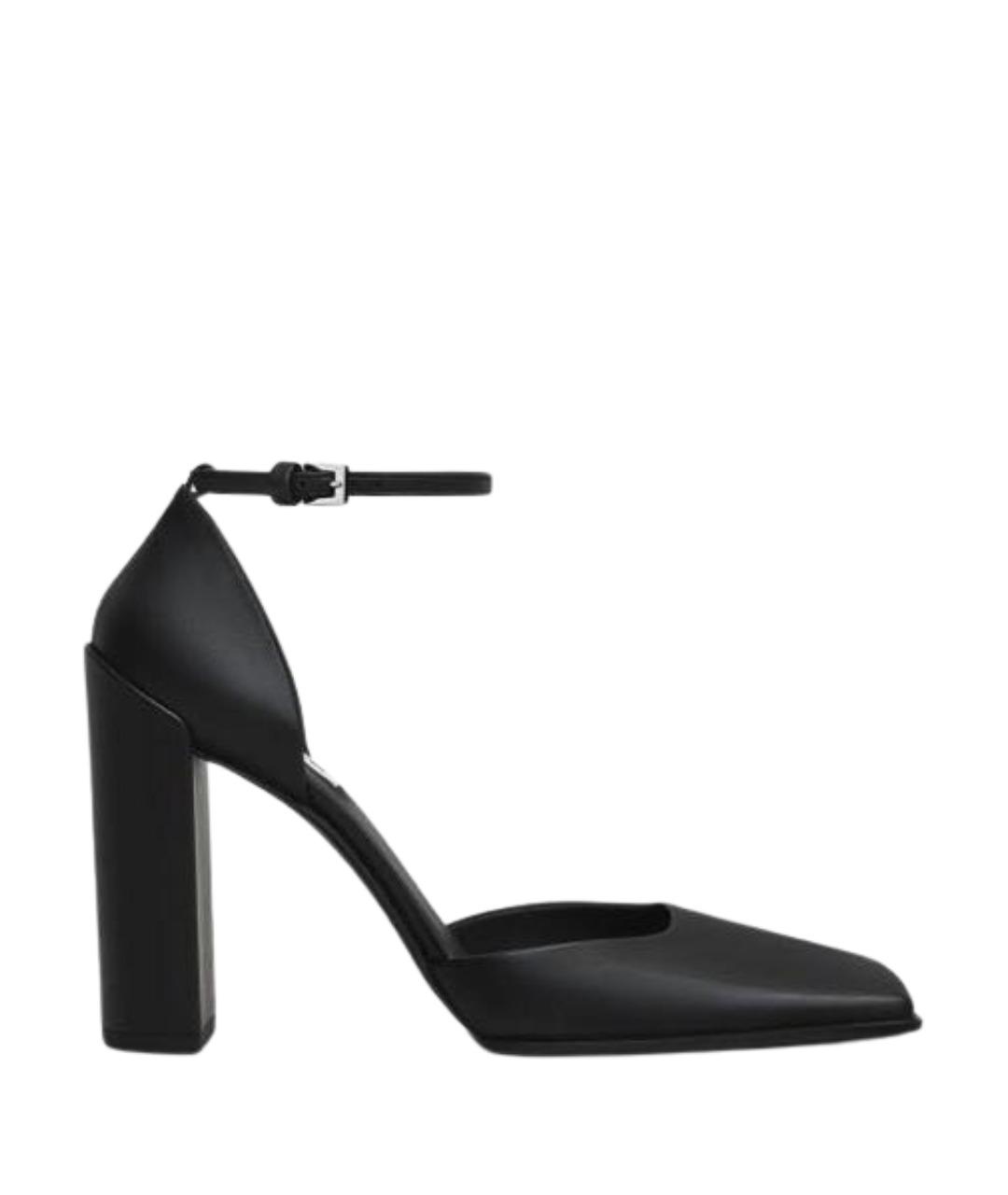 ALAIA Черные кожаные туфли, фото 1