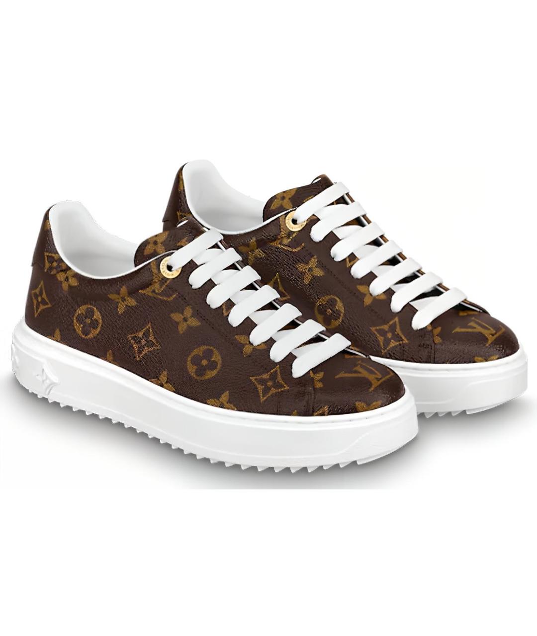 LOUIS VUITTON Коричневые кроссовки, фото 3