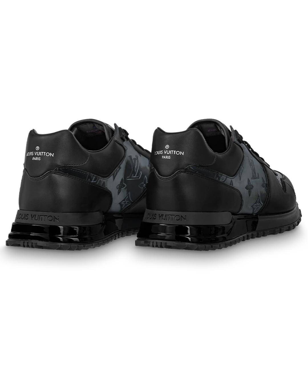 LOUIS VUITTON Черные низкие кроссовки / кеды, фото 3