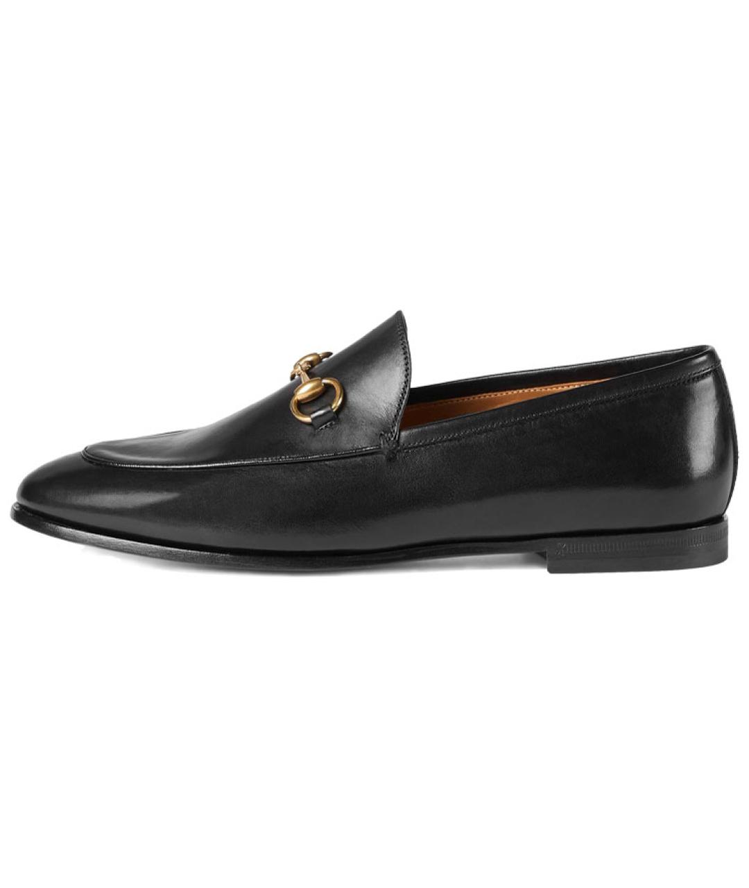 GUCCI Черные кожаные лоферы, фото 2