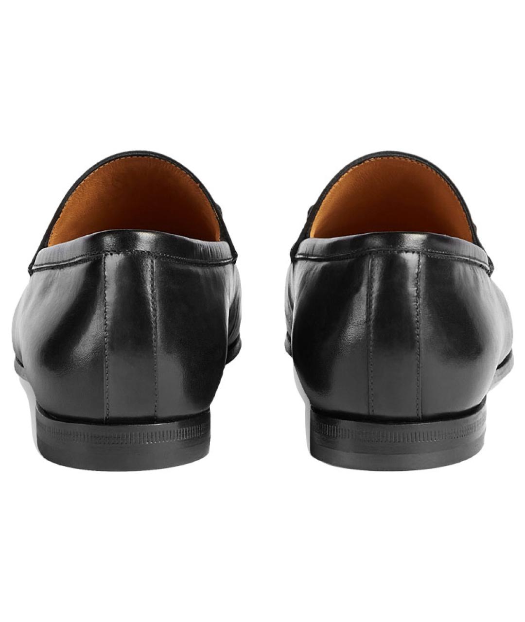 GUCCI Черные кожаные лоферы, фото 4