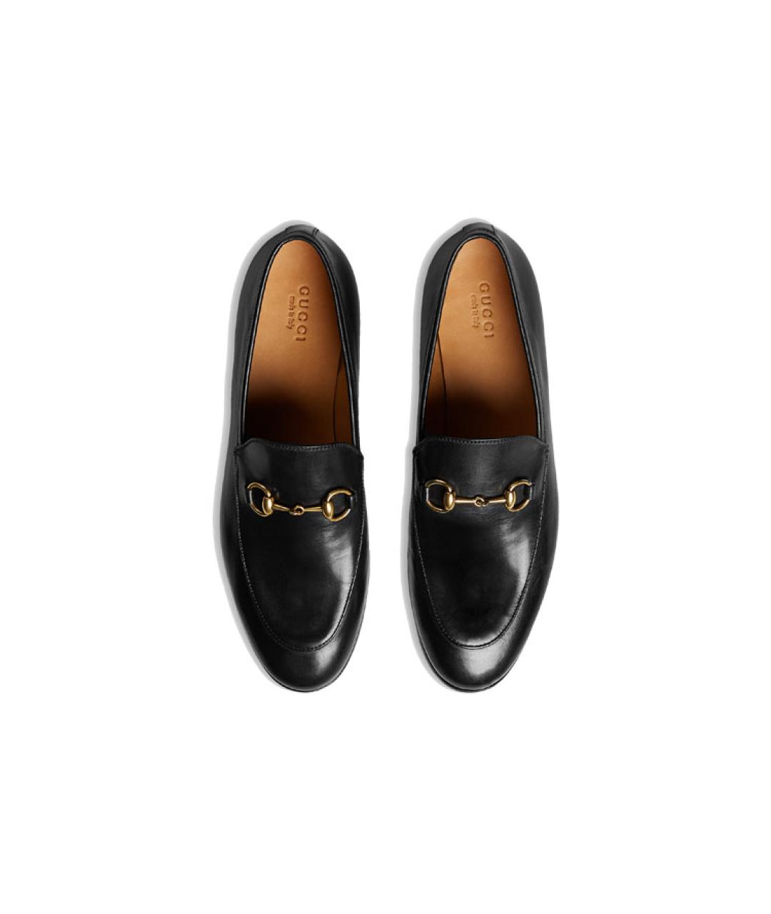 GUCCI Черные кожаные лоферы, фото 5