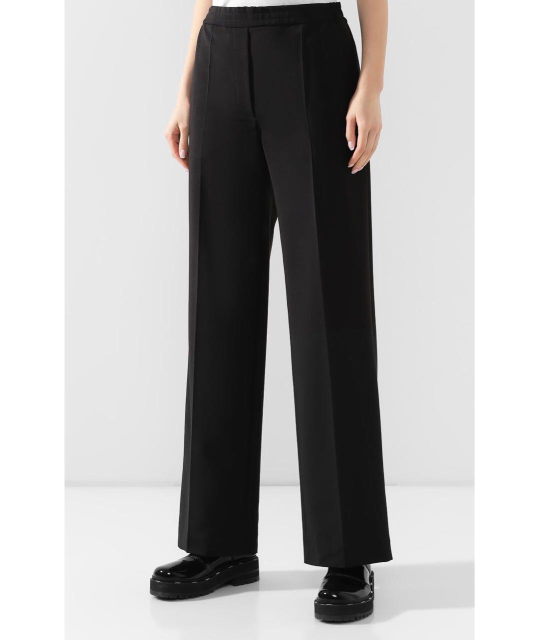 ACNE STUDIOS Черные шерстяные прямые брюки, фото 2